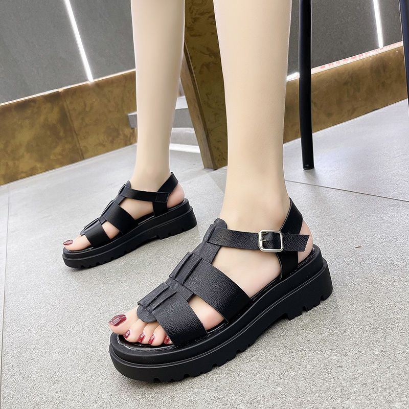 Sandal Đế Dày Tăng Chiều Cao Thiết Kế Mới Thời Trang Dành Cho Mùa Hè