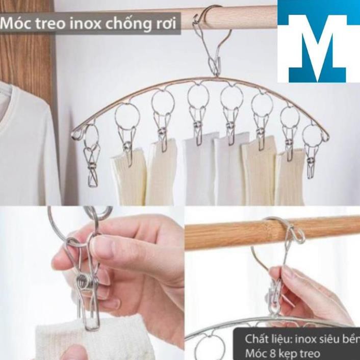 Móc Phơi Treo Đồ Inox Chống Rơi, Móc Treo Đồ Nhà Tắm