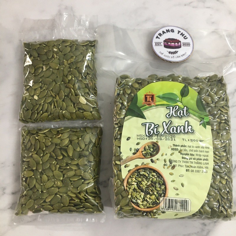 Hạt bí chà xanh 100-500g