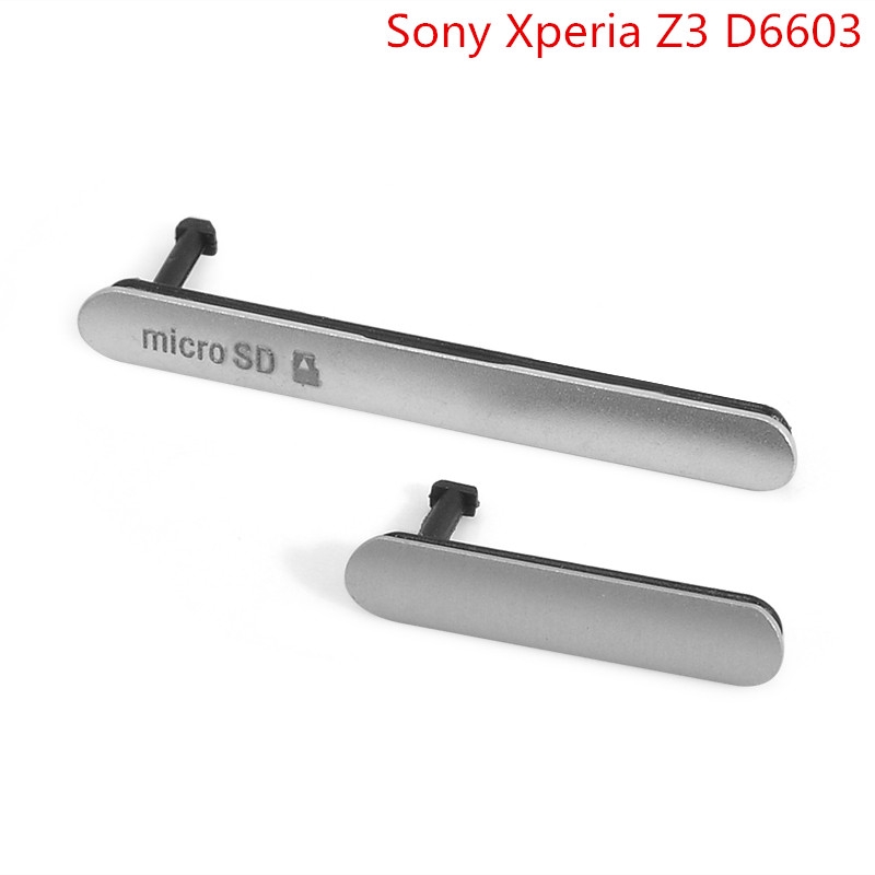 High Quality Micro USB SD SIM Slot Port Cover Caps For Sony Xperia Z Z1 Mini Z2 Z3/Z3 Compact Black