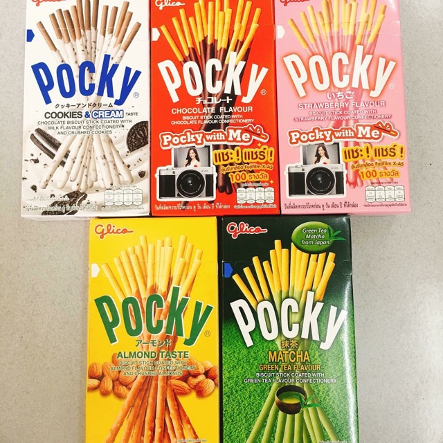 Bánh que Pocky Thái Lan - Hàng Có Sẵn, Date Mới ( ĐỒ ĂN VẶT THÁI LAN )