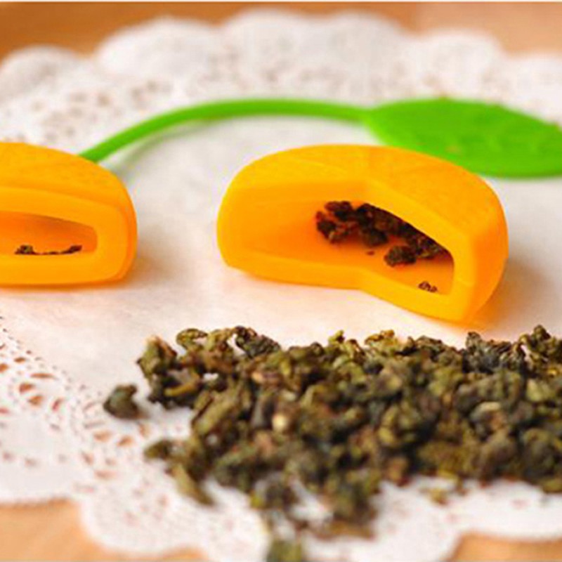 Dụng cụ lọc trà Walfos chất liệu silicon hình quả chanh độc đáo