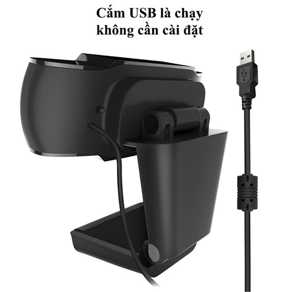 Webcam máy tính HXSJ S20 Webcam pc laptop học online,trực tuyến,Webcam HD tích hợp Mic truyền tải HA âm thanh trung thực | WebRaoVat - webraovat.net.vn