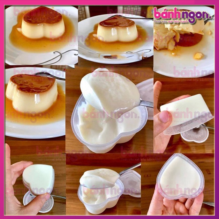 10 Cốc Nhựa Làm Caramen/Cốc Nhựa Làm Sữa Chua