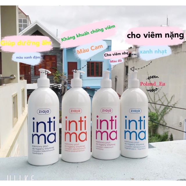 Dung dịch vệ sinh INTIMA ZIAJA (link mới)