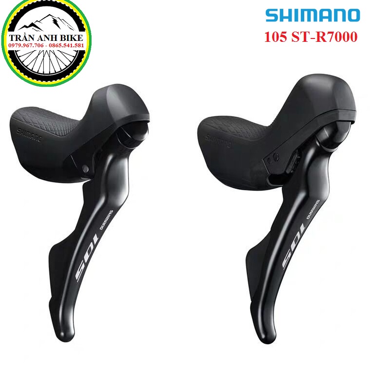 Tay lắc xe đạp Shimano 105 ST-R7000 2x11 Speed - Chính hãng Japan