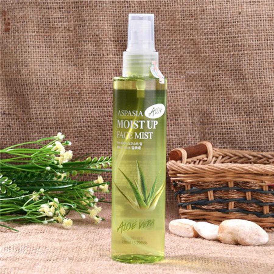 Xịt Khoáng Nha Đam Trắng Sáng Dịu Da Aspasia Moist Up Face Mist Aloe 150ml