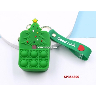 Túi móc khóa Pop it hình Noel (cái)
