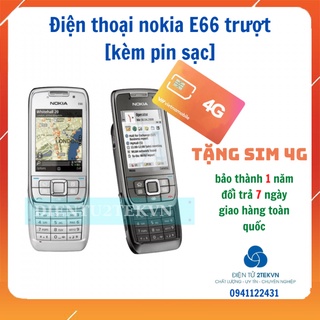 Điện thoại cổ nắp trượt Nokia E66 -bảo hành 1 năm