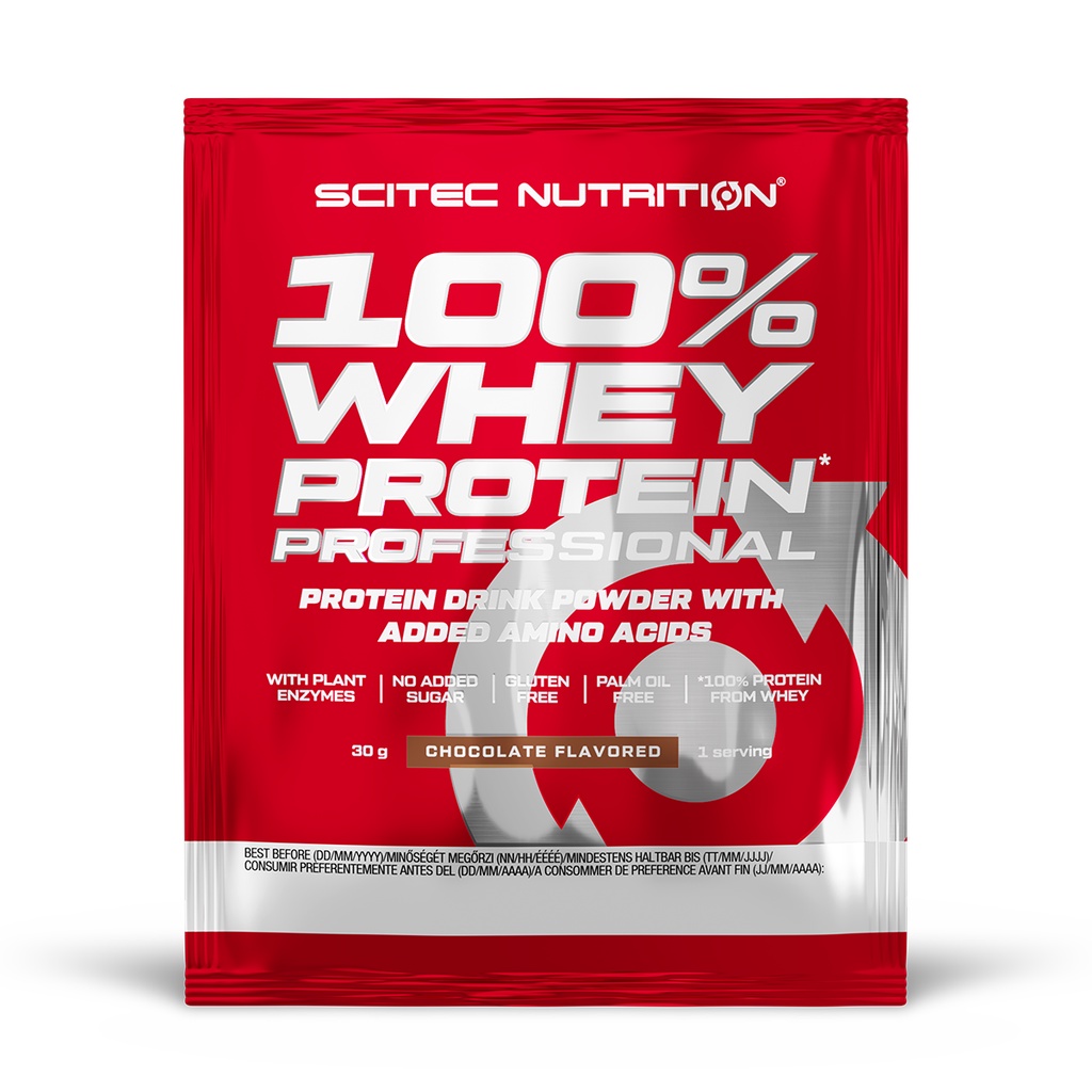 Combo 5 Sample Scitec 100% Whey Protein Professional - Sữa Tăng Cơ Cho Người Tập Gym -  Chính Hãng Suppcare