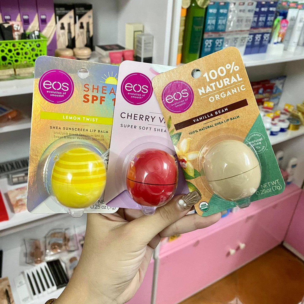 Son dưỡng trứng EOS Lipbalm thơm lắm luôn