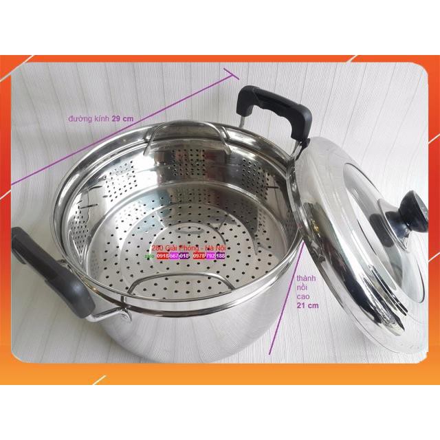 Nồi hấp ❤️FREESHIP❤️ inox hoang gia phi 23cm