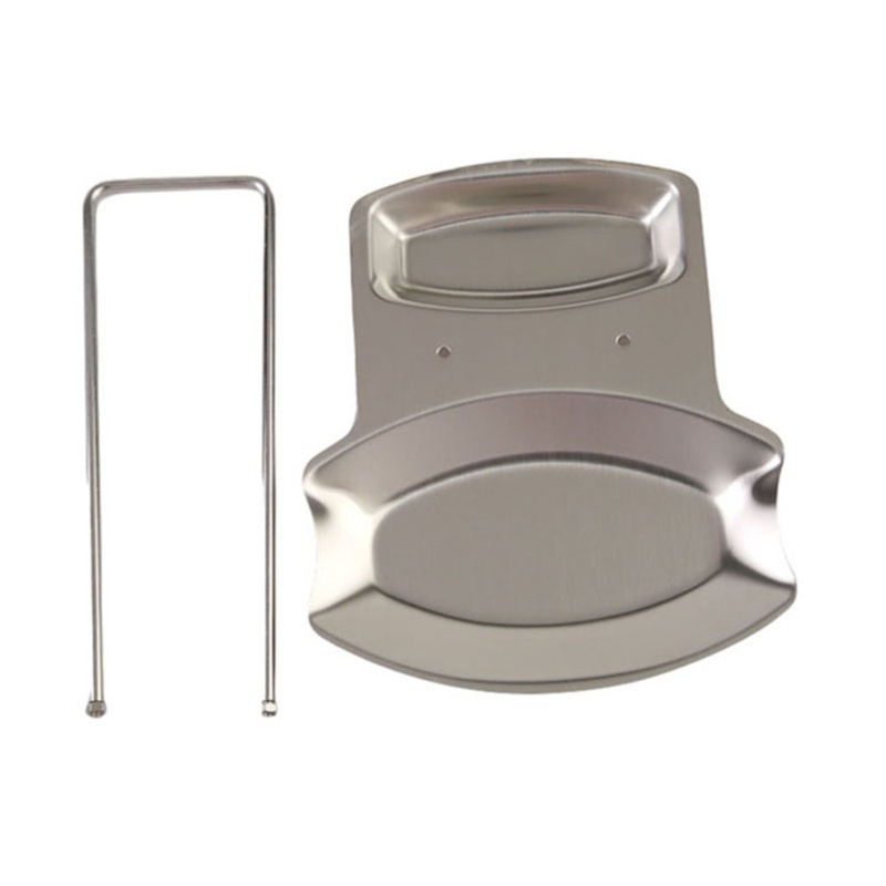 Giá Đỡ Nắp Nồi / Muỗng Bằng Thép Không Gỉ Tiện Dụng Cho Nhà Bếp