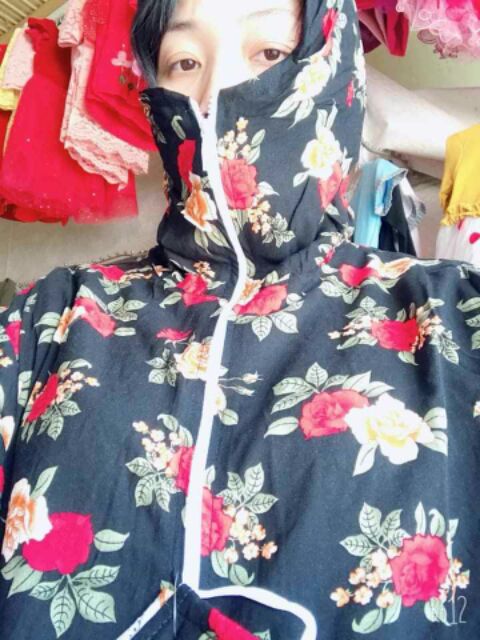 Áo chống nắng lanh ngắn 2 lớp kèm khẩu trang 45-85kg | BigBuy360 - bigbuy360.vn