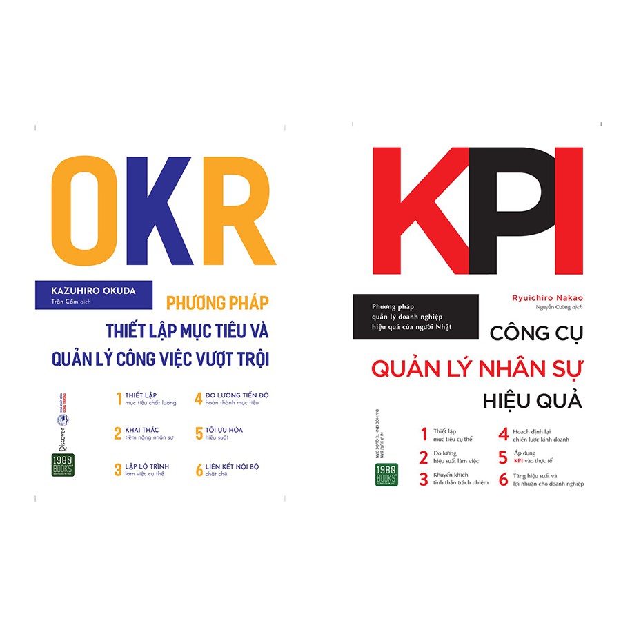 Sách - Combo KPI - Công Cụ Quản Lý Nhân Sự Hiệu Quả và OKR - Phương Pháp Thiết Lập Mục Tiêu Và Quản Lý Công Việc