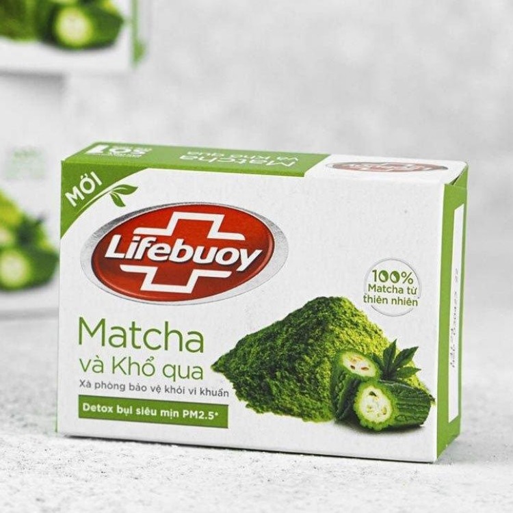 Xà phòng Lifebuoy Matcha khổ qua thiên nhiên và sạch khuẩn 90g