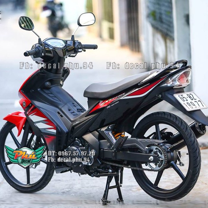 Tem rời Exciter 2006-2010 đỏ đen (V)