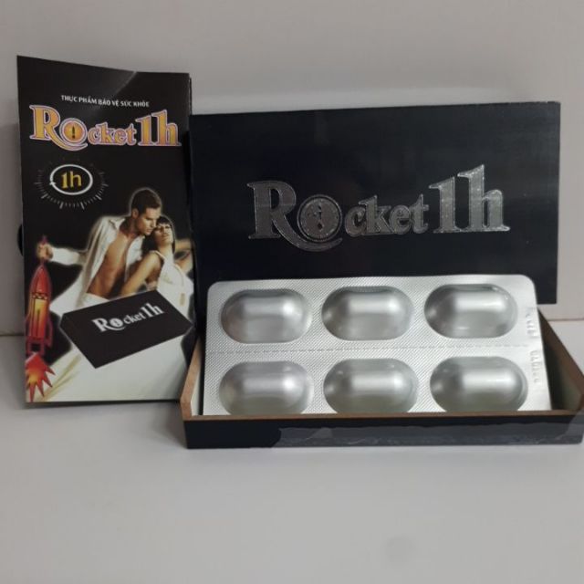 Rocket 1h: Sinh Lực cho Phái Mạnh ( hộp 6 viên)