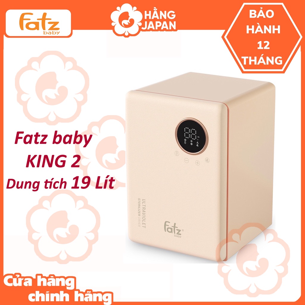 Máy tiệt trùng sấy khô UVC LED Fatzbaby King 2 FB4799BT dung tích 19 lít - BH 12 tháng chính hãng