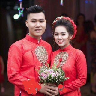 Áo dài cặp dâu rễ