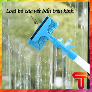 Dụng cụ lau kính bông mút TaNoSa Cọ bông lau kính có bình xịt - T3A4