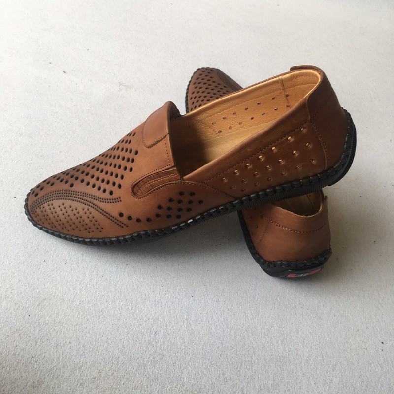 GIÀY MÙA HÈ DA BÒ THẬT 100%