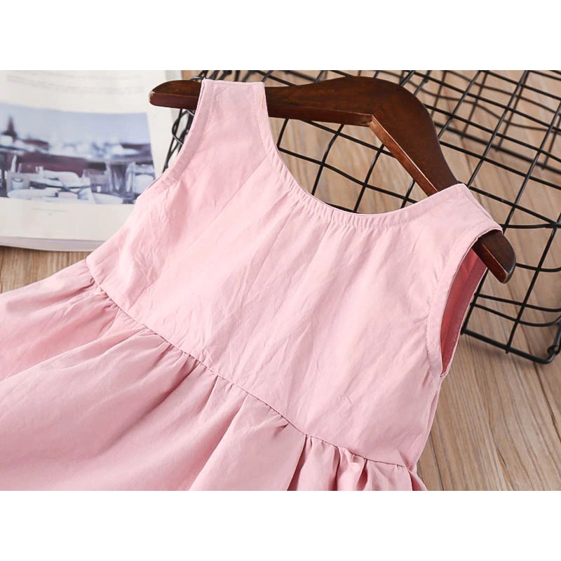 0 - ⚡ SIÊU SALE ⚡ - SIÊU SALE - Váy bé gái cotton mềm mịn thoáng mát mùa hè - HG105