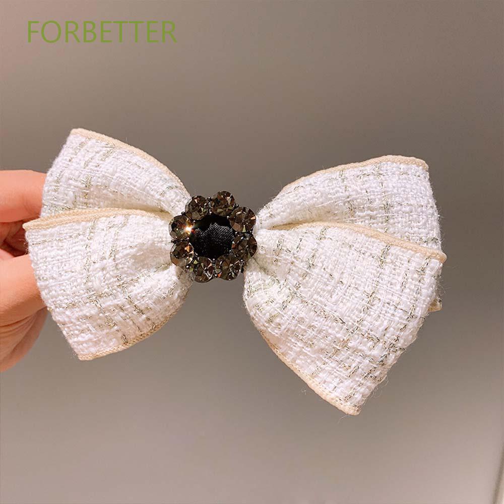 Kẹp Tóc Nơ Đính Đá Thời Trang Cho Nữ