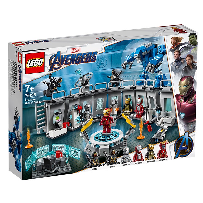 Đồ chơi LEGO Superhero Iron Man Mecha Showroom 76125