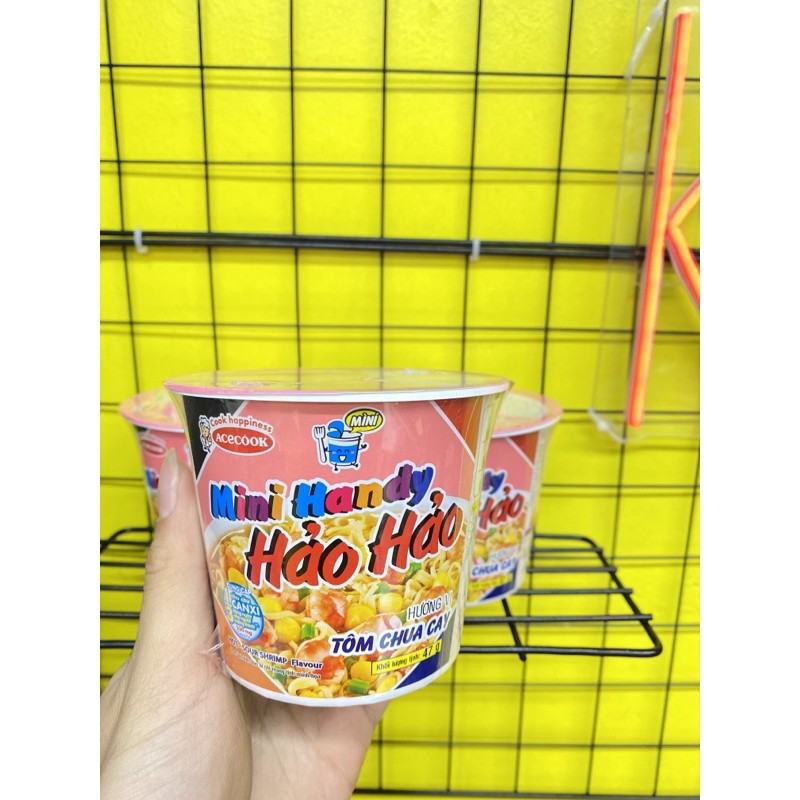 Mì ăn liền Mini Handy Hảo Hảo vị Tôm chua cay 47g