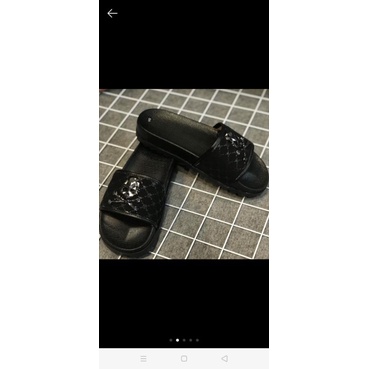 Dép quai ngang đầu lâu đế cao 3 -3'5cm