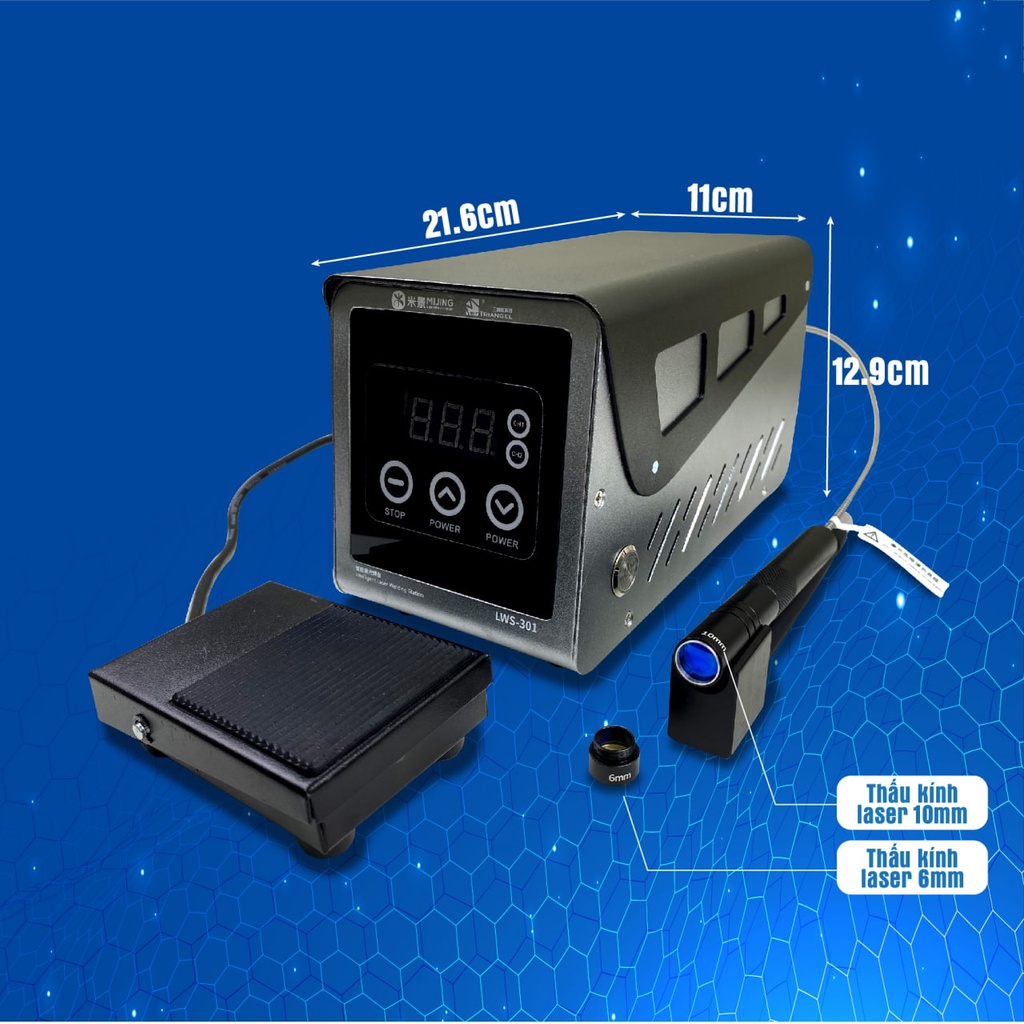 Máy khò Laser LWS-301 khò tách ic, socket bằng tia laser