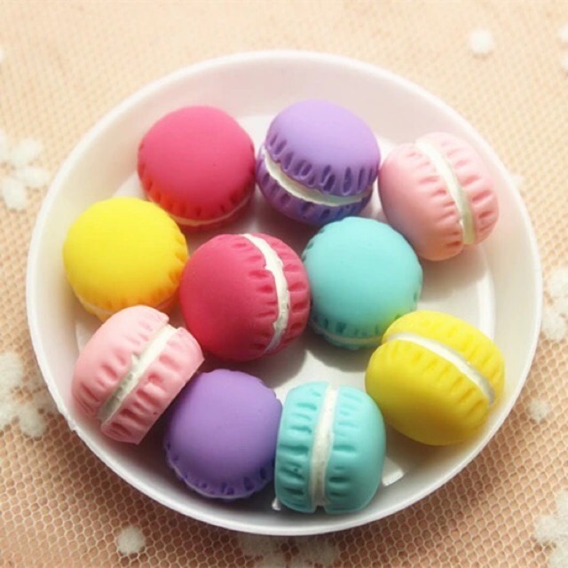 Charm macaroon nhỏ - Nguyên liệu làm slime