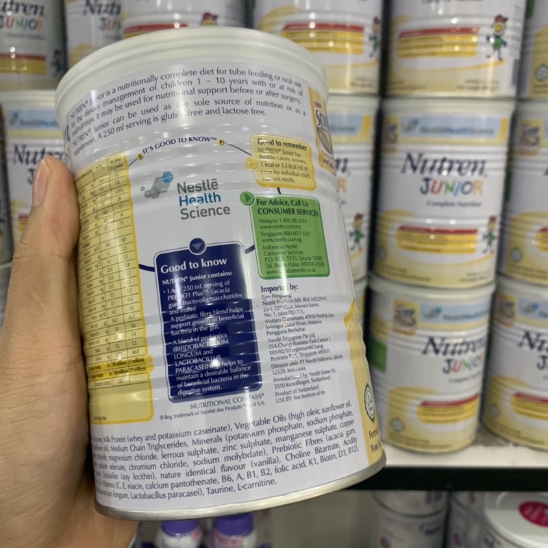 [ Còn hàng] Sữa bột Nutren Junior ( 400- 800g ) dành cho trẻ suy dinh dưỡng