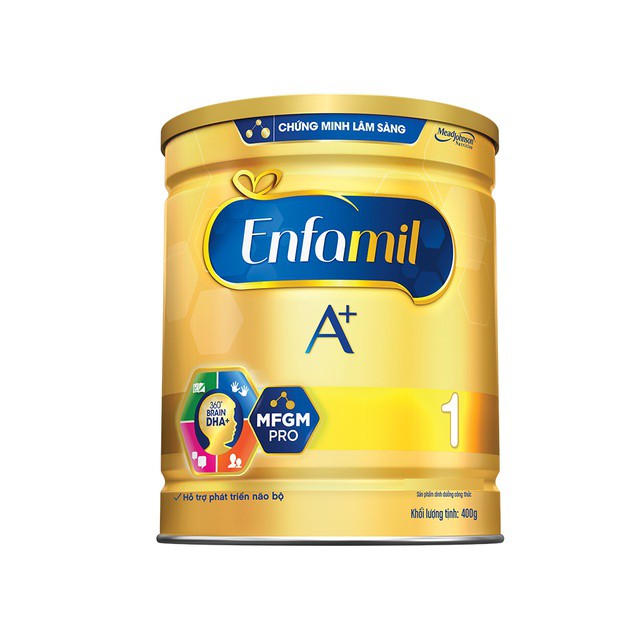 Sữa bột Enfamil A + 1 400g [cam kết chính hãng]