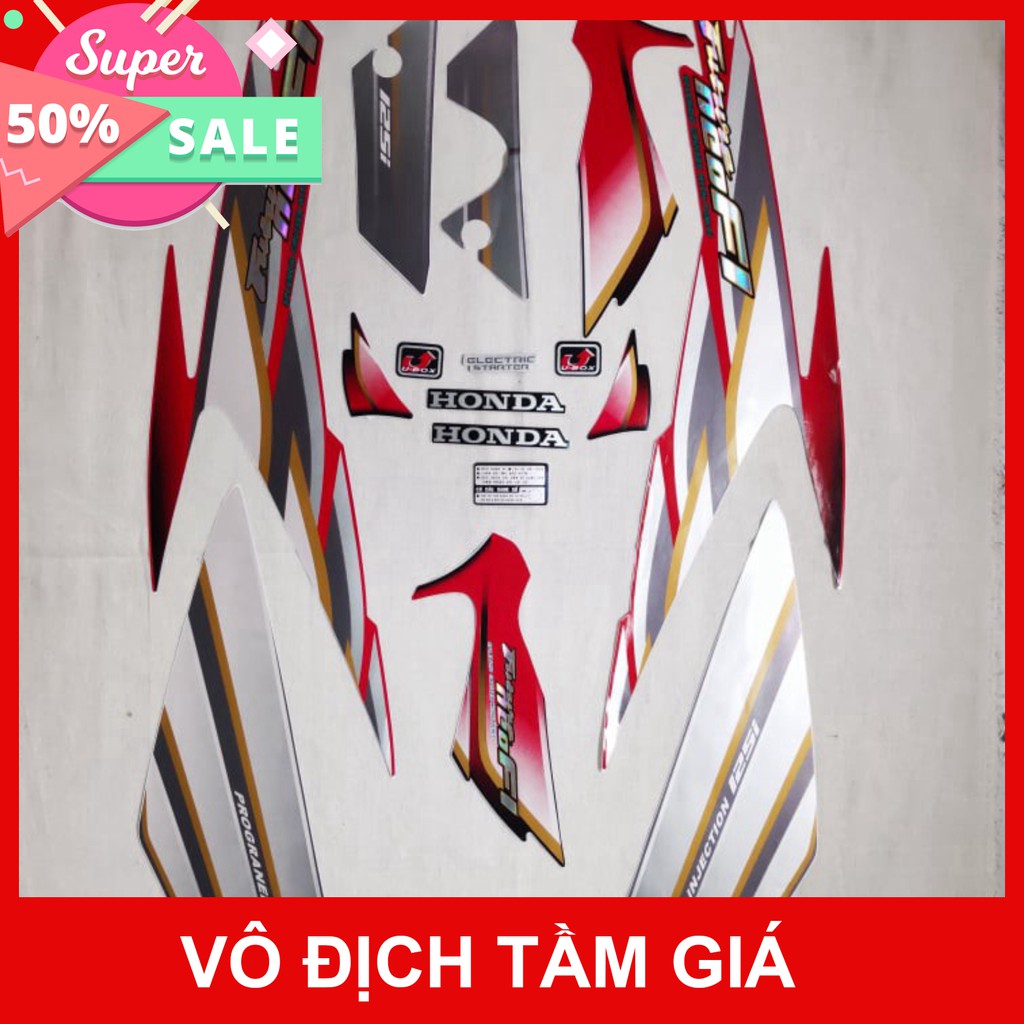 [GIÁ GỐC] NGUYÊN BỘ TEM 3 LỚP FUTURE NEO 125 FI ĐỜI 2008 ZIN LOẠI 1 CỰC ĐẸP