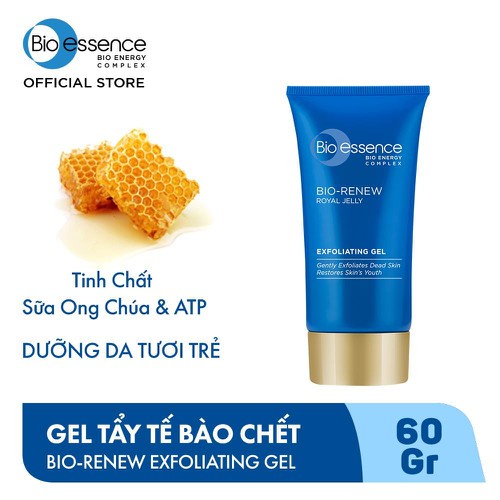 Tẩy Da Chết Bio-Essence Bio Renew Royall Jelly Exfoliating Gel 60gr