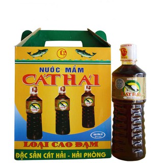 Nước mắm Cát Hải - loại cao đạm, chai nhựa