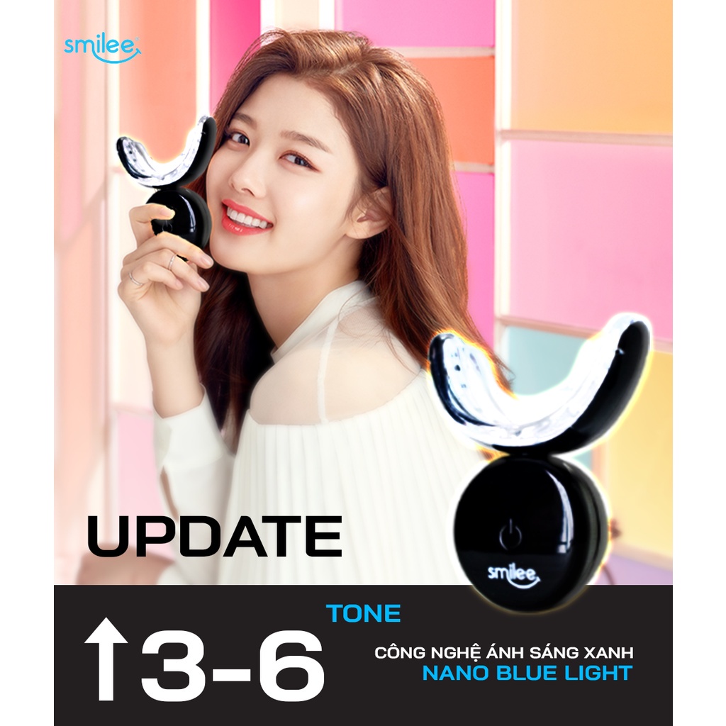 Máy làm trắng răng Smilee Extra tại nhà gấp 2 lần cho mọi loại răng - Gemizy Shop