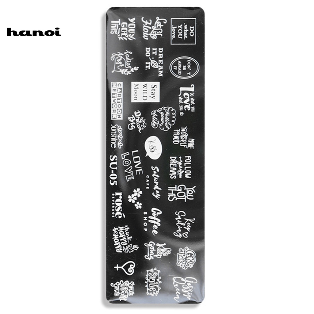 Khuôn In Họa Tiết Trang Trí Móng Tay DIY Siêu Nhẹ Dành Cho Nữ