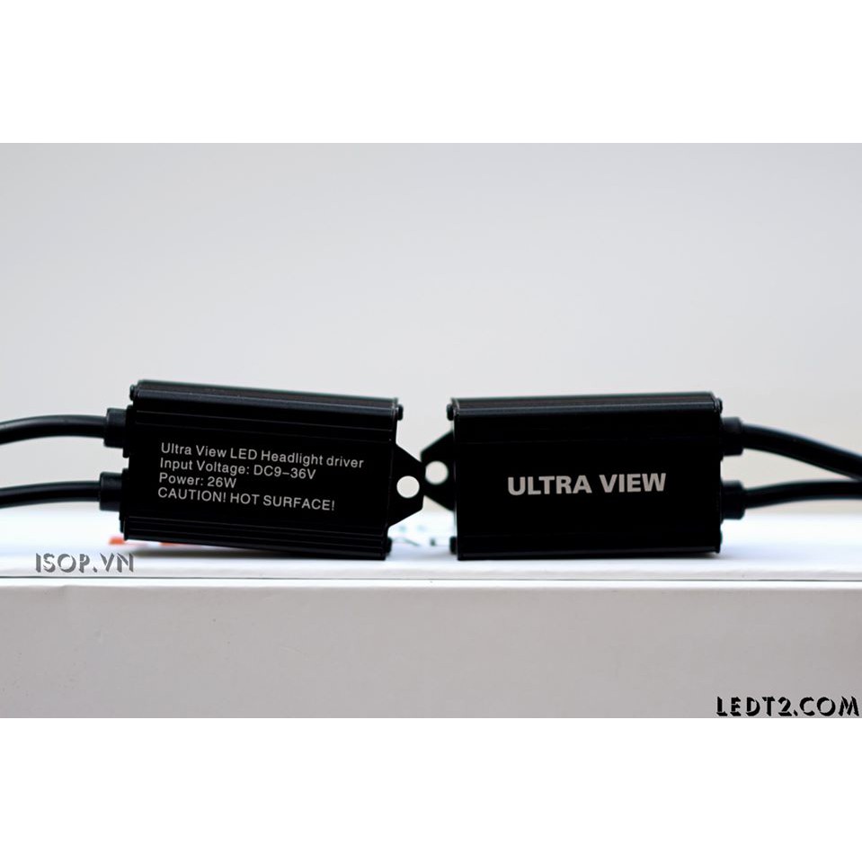 Đèn pha LED Ultra View Gen 2 +250% Fanless chính hãng
