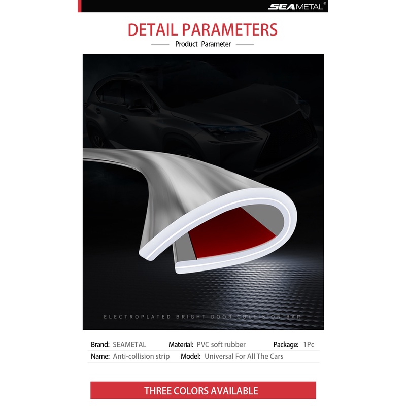 10 Mét Xe Cạnh Cửa Bảo Vệ Đa Năng Tự Động Chống Trầy Xước Dây Ô Tô Chống Xước  Cho Không Khí Đầu Ra cửa Hood