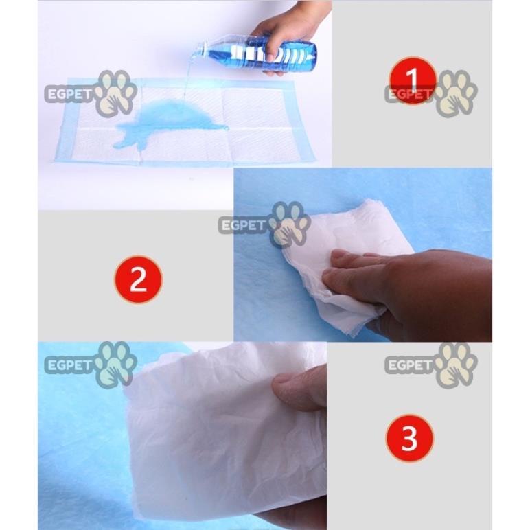 Tã lót ổ chó mèo - Miếng lót chuồng chuồng chó mèo - Tấm lót vệ sinh khử mùi, siêu thấm