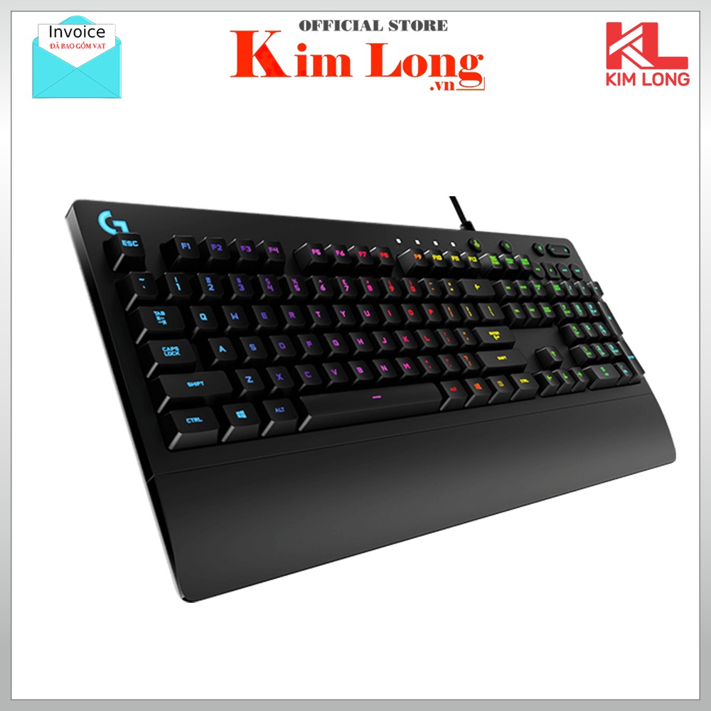 [Mã ELMS4 giảm 7% đơn 500K] Bàn Phím Gaming Logitech G213 PRODIGY RGB - Chính hãng Digiworld