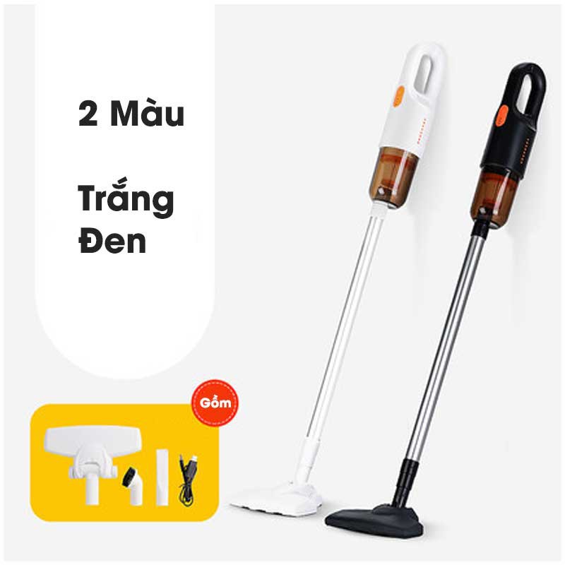 Máy Hút Bụi Gia Đình Cầm Tay Không Dây VACUUM ❤️RẺ VÔ ĐỊCH❤️ May Hut Bui Ô Tô Nhỏ Gọn V001