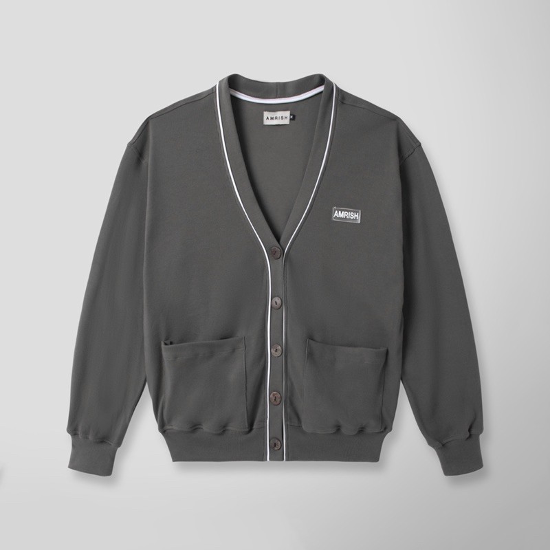 Áo khoác Cardigan Basic Line Logo Amrish