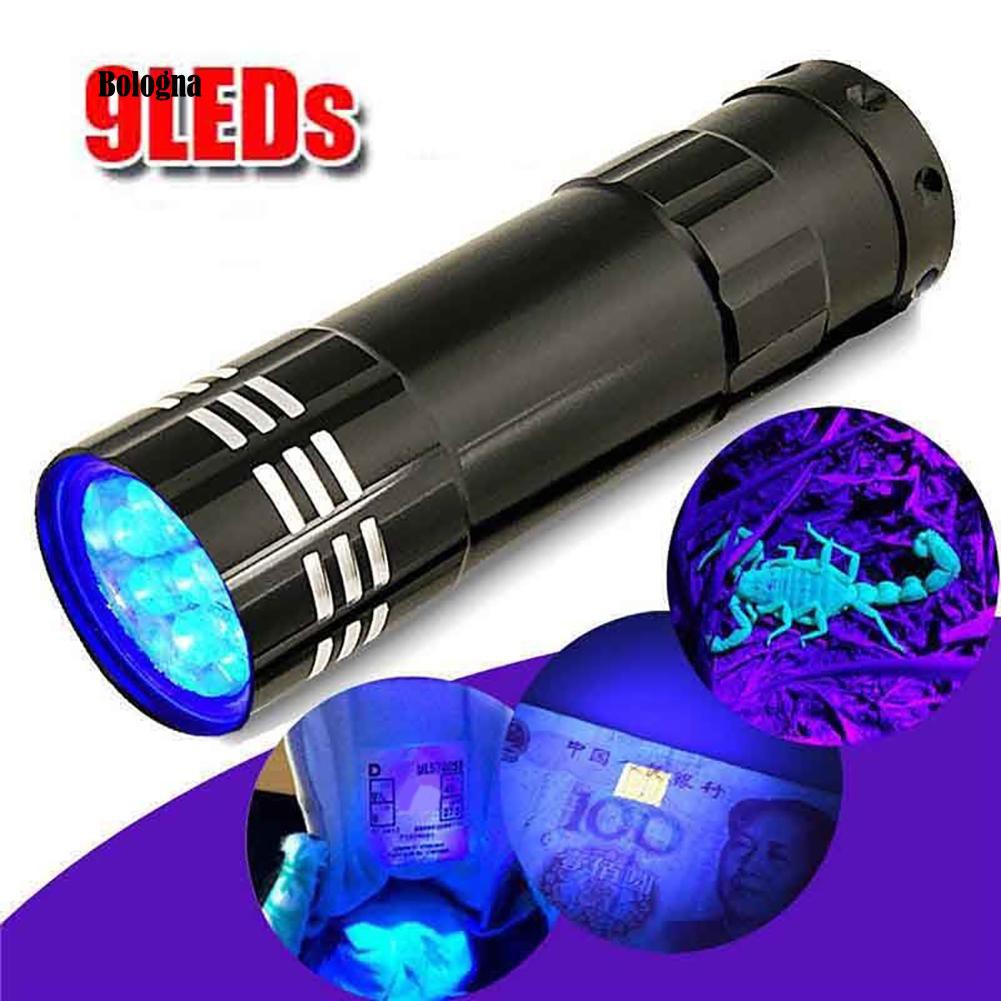 Đèn pin LED UV 9 bóng đa năng | BigBuy360 - bigbuy360.vn