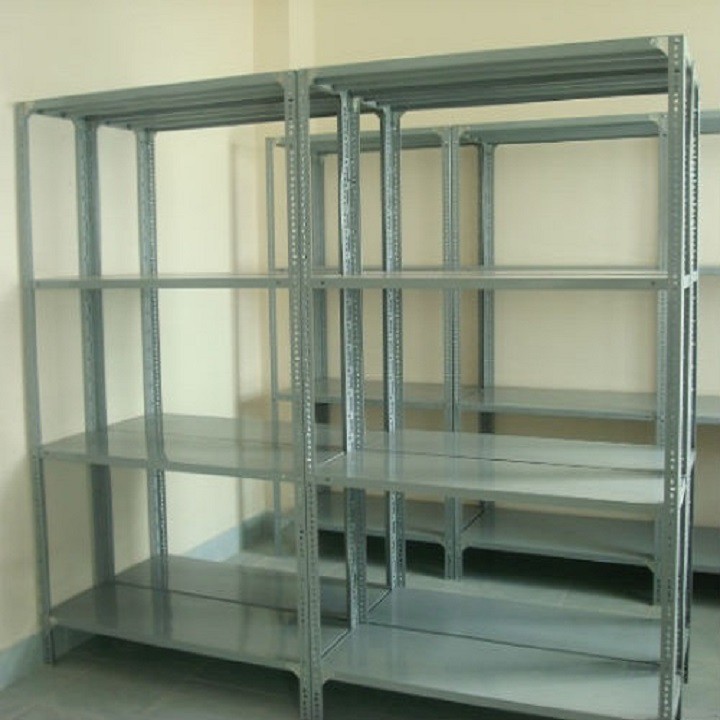Kệ sắt v lỗ đa năng 4 tầng: Cao 1,5m, dài 1m, rộng 40cm;