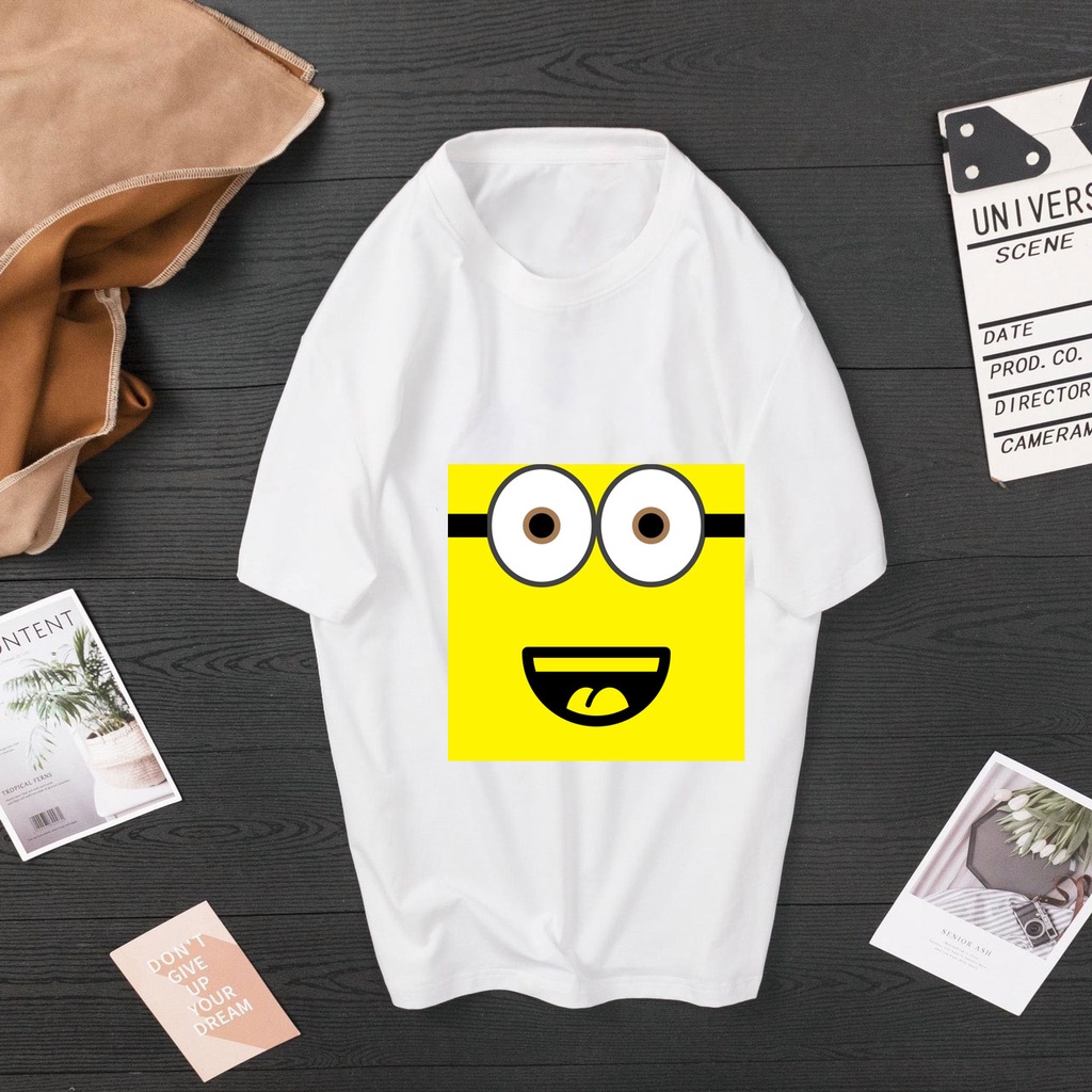 Áo thun tay ngắn in hình nhân vật minion ngầu lòi dễ thương ,hàng mới về sll - P160