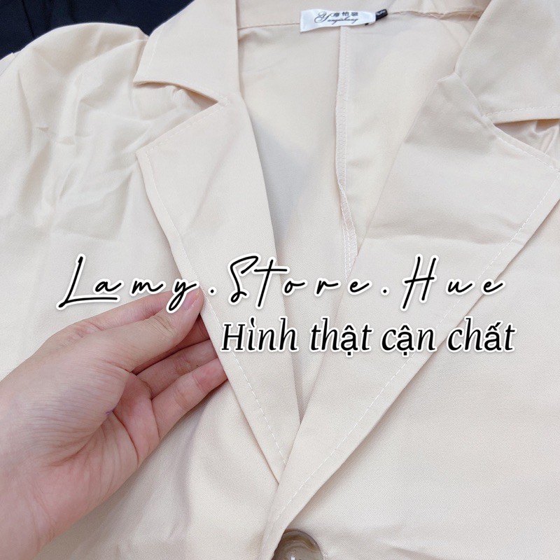 Áo khoác blazer tay lỡ chất vitex áo vest tay cộc tay lửng - VIDEO / HÌNH THẬT | BigBuy360 - bigbuy360.vn
